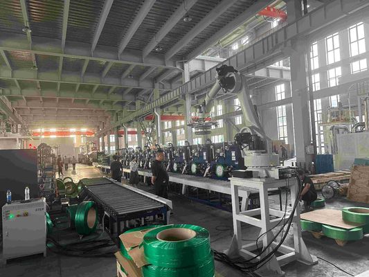 1.5kW 32mm Plastik PET Kemer Çarpan 350m/Min Düzenlenebilir Çarpan