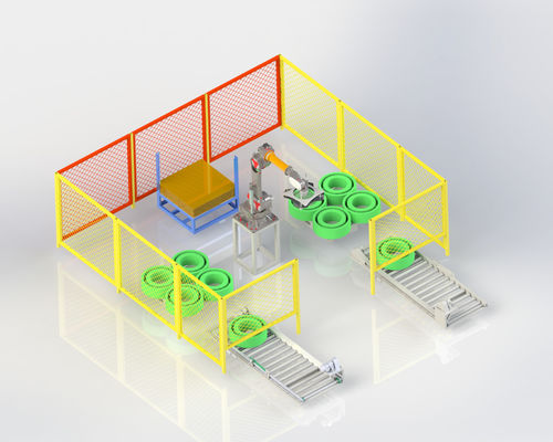 Otomatik Pelletizing Sistemi ile otomatik PET kuşaklı sargı sargı makinesi