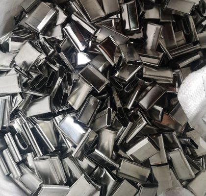 Gripper Galvanize Metal Seals Elektroplastrasyon Yüzeyi PP Polipropilen Kemeri İçin