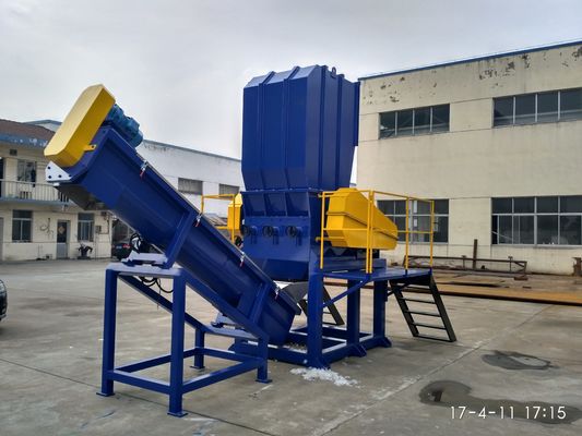 Endüstriyel Tek Çubuklu Kırıcı 380V 30 Plastik için Hareketli Bıçaklar