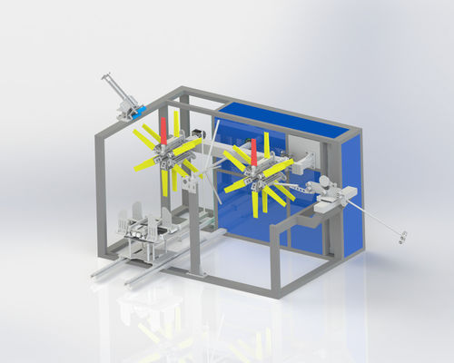 PE PERT Plastik boru Otomatik Winder PLC Kontrolü Çalışması Kolay