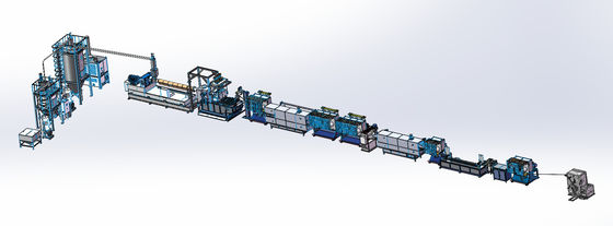 PET Polyester Kemer Üretim Makinesi Elektrikli Isıtma 120 - 800kg/h