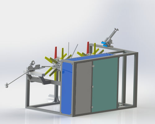 Plastik HDPE LDPE boru sargıcısı Otomatik Tek veya Çift İstasyonlu Boru Sargıcısı