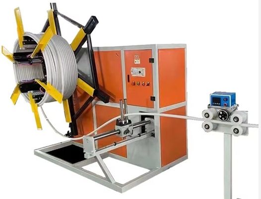 Üretim tesisi için mikro püskürtme bant plastik boru sargı makinesi çift sarmalama