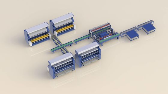 Tam otomatik kumaş rulo küçültme ambalaj makinesi