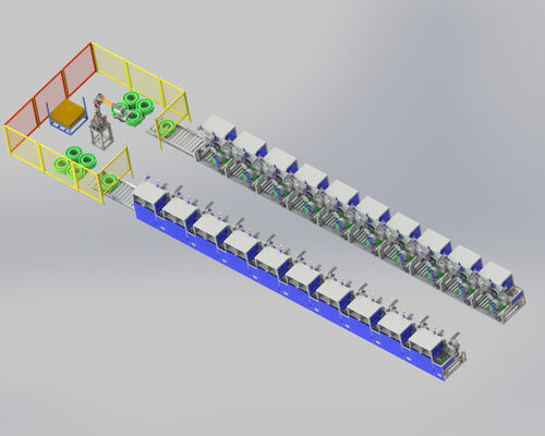 Otomatik Pelletizing Sistemi PET kuyruklı sargı sargı makinesi