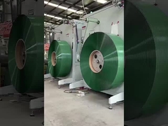 Ultra jumbo roll PET polyester kemer yarı otomatik sargı